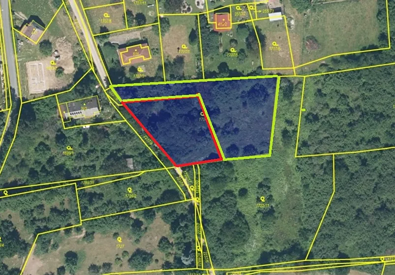 Prodej stavebního pozemku 1100 m²